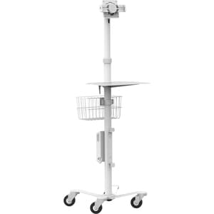 Medical Kiosque roulant + Support "Cling" universel pour tablettes 7 "-13" - Compatible avec les tablettes 7 "-13" - S'ada