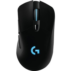 Logitech G703 Gaming Mouse - Wi-Fi - USB - PMW3366 - 6 Button(s) - Black - Wireless - 12000 dpi - Symmetrical