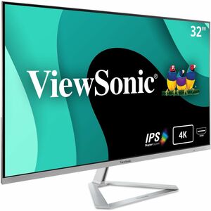 ViewSonic Entertainment VX3276-4K-mhd 32 Zoll Class 4K UHD LED-Monitor - 16:9 Format - Silber - 80 cm (31,5 Zoll) Viewable