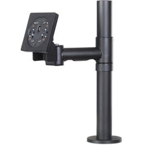 SpacePole Desk Mount for POS Terminal - Black - TAA Compliant - 1 Display(s) Supported