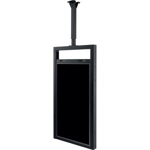 HAGOR Deckenhalterung für Digital-Signage-Display - Schwarz - Bildschirmgröße: 139,7 cm (55 Zoll) - max. 45 kg Traglast