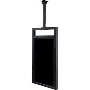 HAGOR Deckenhalterung für Digital-Signage-Display - Schwarz - Bildschirmgröße: 116,8 cm (46 Zoll) - max. 35 kg Traglast