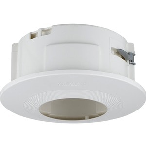 Hanwha Techwin SHD-3000F5 Flush Mount Kit for Network Camera - White - Polycarbonate