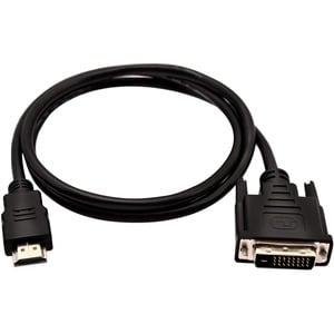 HDMI TO DVI-D SINGLE LINK BLK HDMI TO DVI-D CABLE 1080P FHD 1M