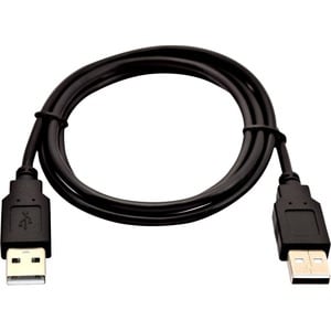 V7 V7USB2AA-01M-1E 1.01 m USB-A Data Transfer Cable - Cable for Peripheral Device, Printer, Scanner, Flash Drive, Network 