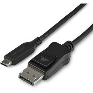 StarTech.com CDP2DP141MB. Kabellänge: 1 m, Anschluss 1: DisplayPort, Anschluss 2: USB Typ-C. Gewicht: 38 g, Breite: 200 mm