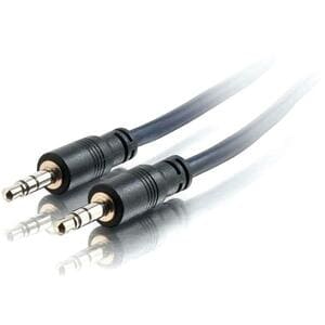 C2G Stereo Audio Cable - 50 ft Audio Cable - First End: 1 x Mini-phone Stereo Audio - Male - Second End: 1 x Mini-phone St