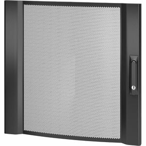 Schneider Electric NetShelter SX 12U 600mm Wide Perforated Curved Door Black - Black - 28.74" (730 mm) Height x 29.72" (75