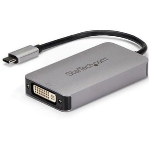 StarTech.com Adaptateur USB-C vers DVI Dual Link - Actif - USB Type-C vers DVI-D - 2560x1600 - 2560 x 1600 Supported - Gris