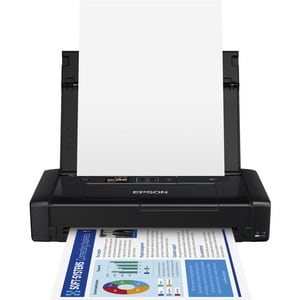 Epson WorkForce WF-110 Portable Inkjet Printer - Color - 14 ppm Mono / 11 ppm Color - 5760 x 1440 dpi Print - 20 Sheets In