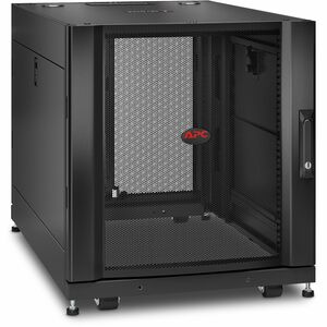 APC by Schneider Electric NetShelter SX 12U Floor Standing Rack Cabinet for Server, Storage - 482.60 mm Rack Width x 755.6