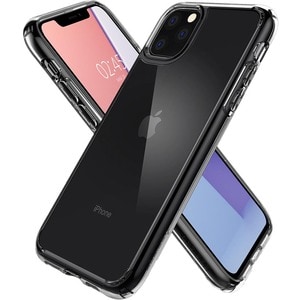 Spigen Ultra Hybrid Case for Apple iPhone 11 Pro Smartphone - Crystal Clear - Thermoplastic Polyurethane (TPU), Polycarbonate