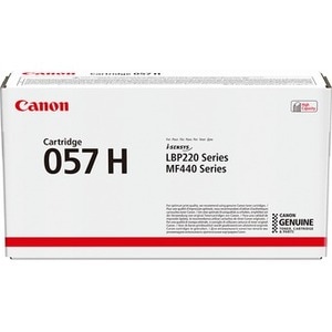 Canon 057 H Original High Yield Laser Toner Cartridge - Black - 1 Pack - 10000 Pages