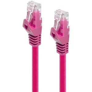 Alogic Pink CAT6 Network Cable - 1m - 1 m Category 6 Network Cable for Network Device - First End: 1 x RJ-45 Network - Mal