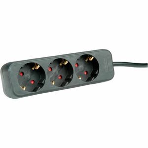 Roline PowerBar Steckdosenleiste - 3 x Typ F - 1,50 m Kabel - 250 V AC Voltage - 3,60 kW - Desktop - Schwarz