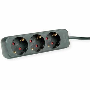 Roline PowerBar Steckdosenleiste - 3 x Typ F - 3 m Kabel - 250 V AC Voltage - 3,60 kW - Desktop
