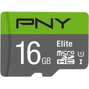 PNY Elite 16 GB Class 10/UHS-I (U1) microSDHC - 1