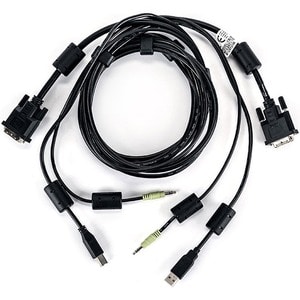 DVI-D CABLE, USB AUDIO - 6FT