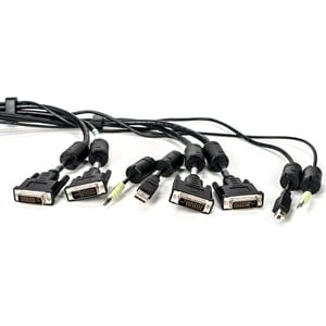 DH DVI-D CABLE USB AUDIO - 10FT