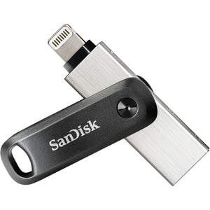 SanDisk iXpand Flash Drive Go For Your iPhone - 256 GB - USB 3.0 Type A, Lightning - 1 Year Warranty