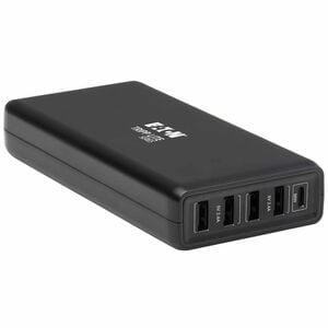 Eaton Tripp Lite Series USB-IF Certified Multi-Device USB Charger, 110W Total, 1x USB-C PD 3.0 PD port (86W) and 4x USB-A 