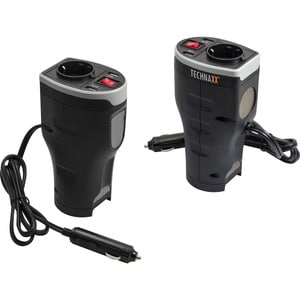 Adaptateur de voiture Technaxx TE13 - 400 W - Pour Console de jeu, Lecteur MP3, Tablette PC, Smartphone, Ordinateur Portab