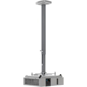 KINDERMANN Comfort2 Deckenhalterung für Projektor - Silber - Höhenverstellbar - max. 20 kg Traglast