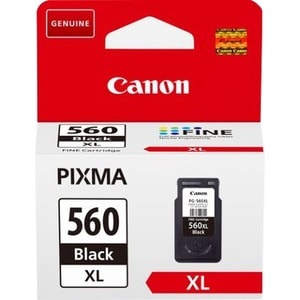 Canon PG-560XL Original High Yield Inkjet Ink Cartridge - Black - 1 Pack - 400 Pages