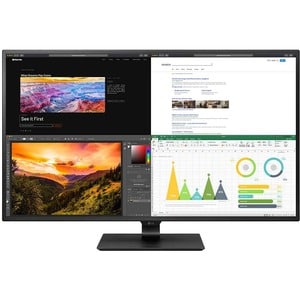 LG 43BN70U-B 43" Class 4K UHD LCD Monitor - 16:9 - Matte Black - 42.5" Viewable - In-plane Switching (IPS) Technology - LE