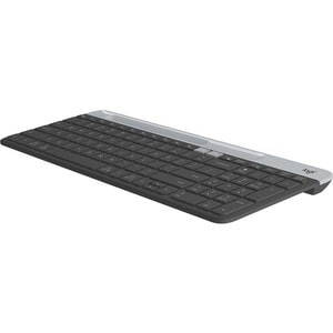 Logitech K580 Keyboard - Wireless Connectivity - USB Interface - Danish, Norwegian, Swedish, Finnish - Graphite - Bluetoot