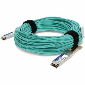 AddOn 25 m Fibre Optic Network Cable - 1 - TAA Compliant - Cable for Network Device - First End: 1 x QSFP28 Network - Seco