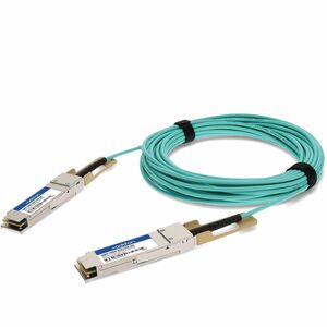 AddOn 15 m Fibre Optic Network Cable - 1 - TAA Compliant - Cable for Network Device - First End: 1 x QSFP28 Network - Male