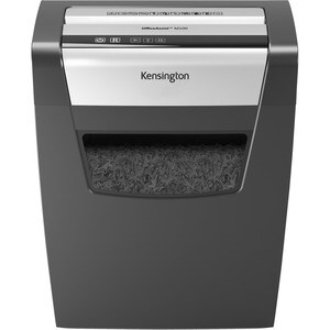 Kensington OfficeAssist Shredder M100 Anti-Jam Cross Cut - Non-continuous Shredder - Cross Cut - 10 Per Pass - for shreddi