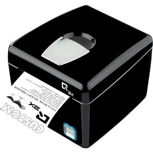 Custom Q3X Desktop Direktthermodrucker - Monochrom - Quittungsdruck - USB - Seriell - 140 mm/s Monodruck - 203 dpi Druckau
