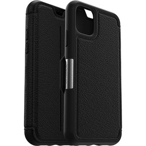 OtterBox Strada Carrying Case (Folio) Apple iPhone 11 - Shadow Black - Drop Resistant - Genuine Leather Body