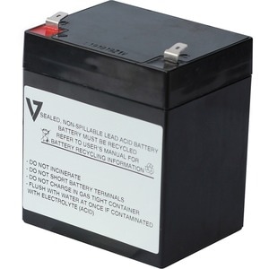 V7 RBC1DT750V7 Battery Unit - 5000 mAh - 12 V DC - Lead Acid - Sealed/Spill Proof - Hot Swappable