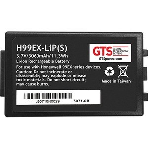 Batterie GTS - Lithium Polymère - 100 Paquet - Pour Terminal Portable - Batterie rechargeable - 3.7 V DC - 3060 mAh Shelf 