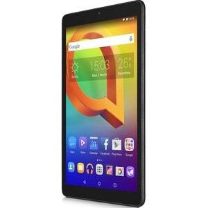 Alcatel A3 Tablet - 25.7 cm (10.1") - MediaTek MT8127 - 1 GB - 16 GBspacArmazenamento - Android 5.0 Lollipop - Preto - Qua