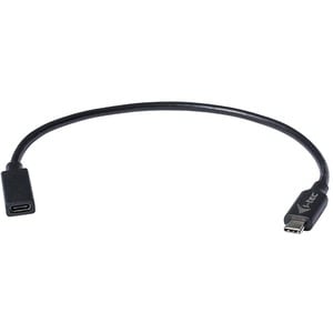 i-tec 30 cm USB Data Transfer Cable - First End: 1 x USB 3.1 Type C - Male - Second End: 1 x USB 3.1 Type C - Female - 10 