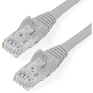 StarTech.com 1m CAT6 Ethernet Cable - Grey Snagless Gigabit - 100W PoE UTP 650MHz Category 6 Patch Cord UL Certified Wirin