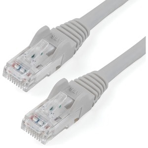 StarTech.com 2m CAT6 Ethernet Cable - Grey Snagless Gigabit - 100W PoE UTP 650MHz Category 6 Patch Cord UL Certified Wirin