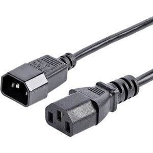 6 FT STANDARD COMPUTER POWER CORD EXTENSION - C14 TO C13