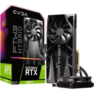 EVGA NVIDIA GeForce RTX 2080 Ti Graphic Card - 11 GB GDDR6 - 352 bit Bus Width - PCI Express 3.0 x16 - DisplayPort - 3 x D