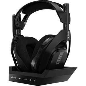 Astro A50 Wireless Over-the-head Stereo Headset - Black - Binaural - Circumaural - 914.4 cm - 20 Hz to 20 kHz - Uni-direct