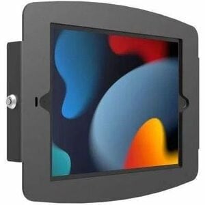 Compulocks iPad 10.2" Space Enclosure Wall Mount Black - High-Grade Aluminum Enclosure, Conceals charging cable, Quick Loc