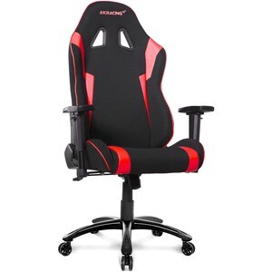 AKRacing Core Series EX-Wide Gaming Chair - For Gaming - Metal, Aluminum, Steel, Polyester, Fabric, Nylon - Red