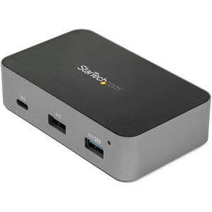 StarTech.com 3 Port USB C 3.2 Gen 2 Hub with Ethernet Adapter - 10Gbps USB Type C to 2x USB-A 1x USB-C - Powered Hub w/ Fa