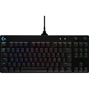 Logitech G PRO Gaming Keyboard - Cable Connectivity - USB Interface - RGB LED - Danish, Norwegian, Swedish, Finnish - QWER