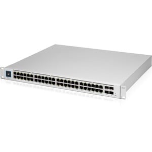 Ubiquiti USW-Pro-48-PoE Layer 3 Switch - 48.0 Ports - Manageable - 3 Layer Supported - Modular - 60 W Power Consumption - 
