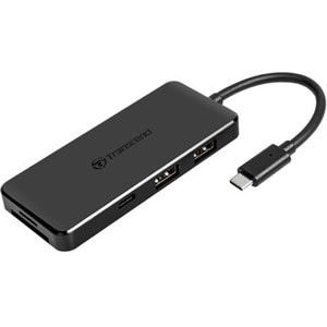 Hub USB/lettore schede flash Transcend HUB5C - USB 3.1 (Gen 2) tipo C - Esterno - 4 Total USB Port(s) - 2 USB 3.1 Port(s) 